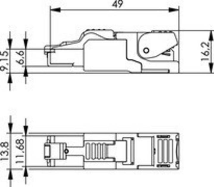 Produktbild Telegärtner RJ45 Stecker CAT 6A geschirmt