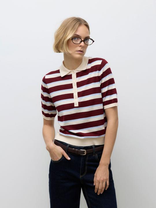 Actual product image Vero Moda AWSIKITA Gestricktes Poloshirt Polo (XS)