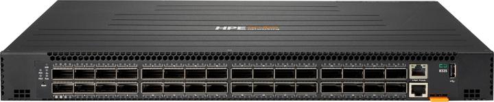 Produktbild HPE Aruba 8325-32C, 32 Anschlüsse QSFP+/QSFP28, 6 Back-to-Front-Lüfter und 2 Netzteile – Bundle (32 Ports)