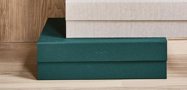 Produktbild OYOY Living Aufbewahrungsbox Hako A3, Dunkelgrün (22 l)