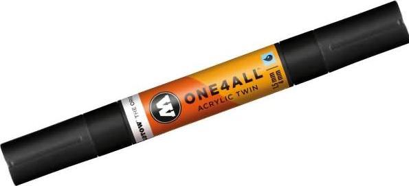 Produktbild Molotow Acrylic Twin signalschwarz (Signalschwarz, 4 mm, 1 x)