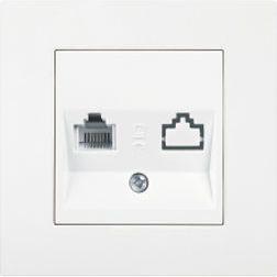 Actual product image Viko KARRE Single computer socket outlet RJ45 Cat 5e white (90963632)