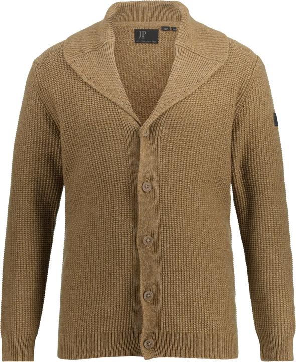 Actual product image JP1880 Cardigan, wool blend, shawl collar, button placket (3XL)