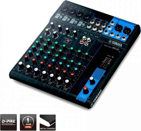Image du produit Yamaha MG10 (Studio et mixeur live, Clubmixer)