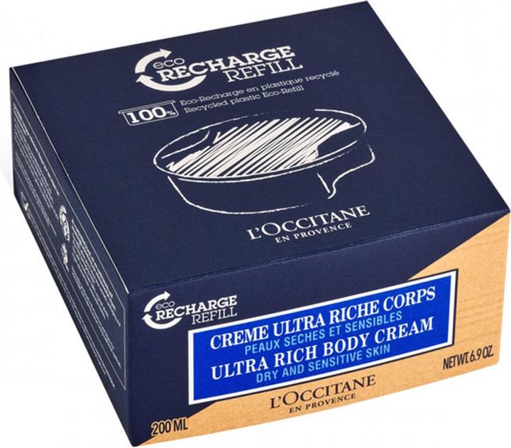 Actual product image L'Occitane Eco Recharge Crème Ultra Riche re22 (Body cream, 200 ml)