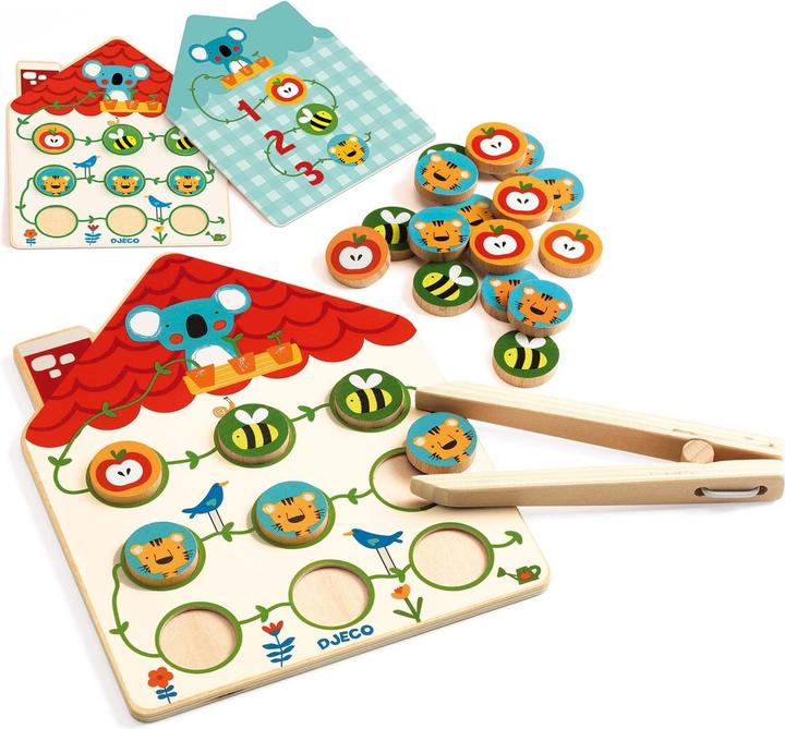 Actual product image Djeco Pinstou (German, Italian, French)