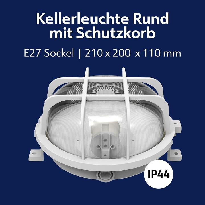 Immagine prodotto Müller Licht Lampada da parete e soffitto rotonda (E27)