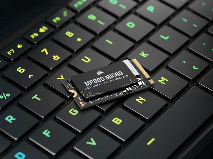 Image du produit Corsair MP600 MICRO 2TB NVMe PCIe M.2 2242 SSD (2000 Go, M.2 2242)