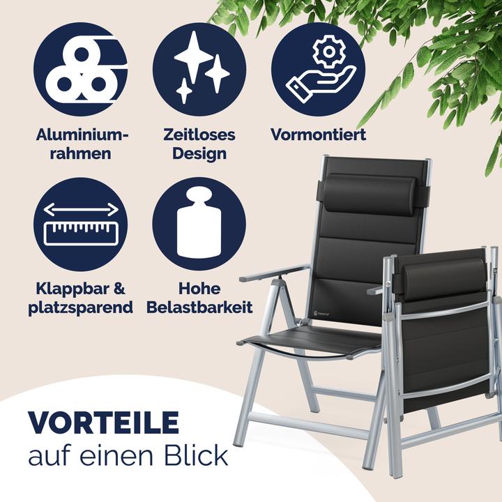 Image du produit Casaria Chaises dossier haut