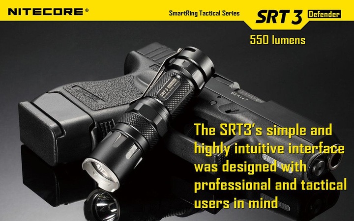 Produktbild Nitecore Srt3 (10 cm, 550 lm)