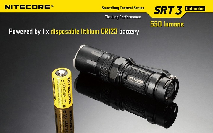 Produktbild Nitecore Srt3 (10 cm, 550 lm)