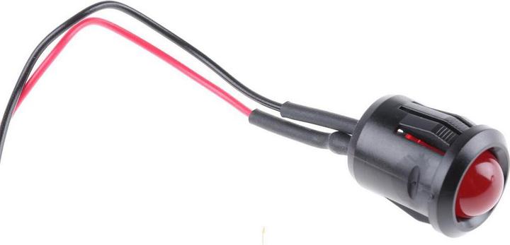 Produktbild RS PRO LED vorst 14mm schwarz 24VDC HE rot