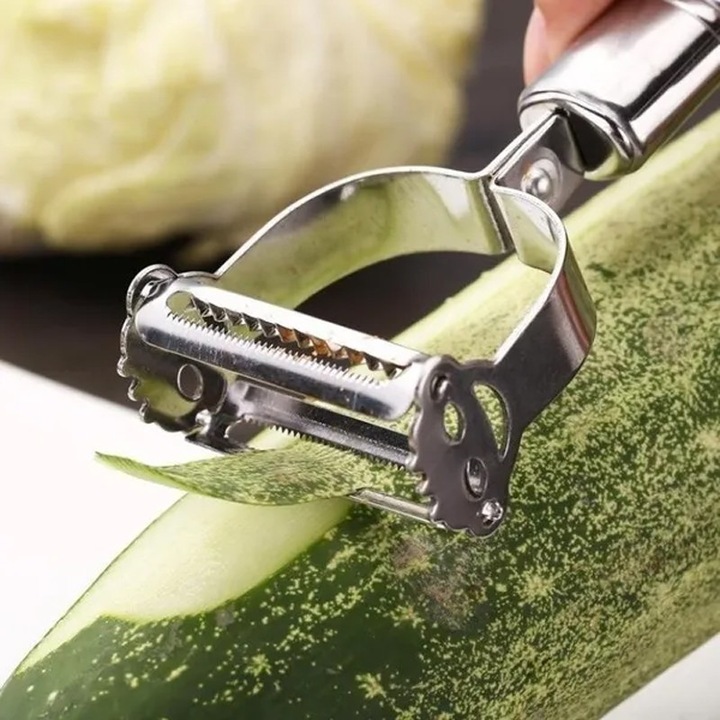 Produktbild Cbx Obst und Gemüse Schäler 2-in-1 aus Edelstahl