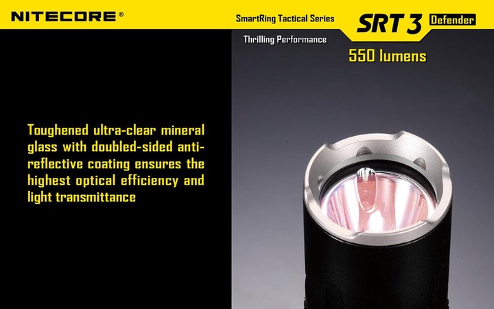 Produktbild Nitecore Srt3 (10 cm, 550 lm)