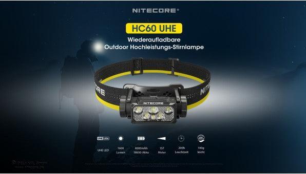 Produktbild Nitecore HC60 UHE (1600 lm)