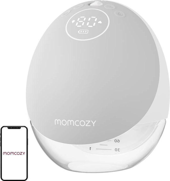 Momcozy M9 hands-free breast pump (Gray)