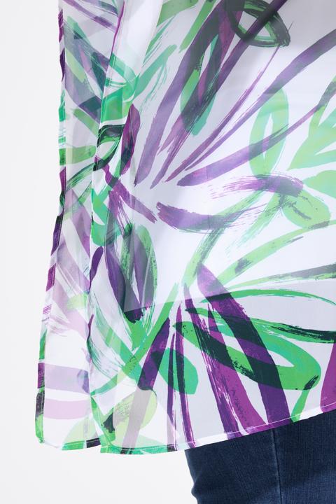Produktbild Ulla Popken Chiffon-Überwurf, Oversized, Rundhals, Halbarm (46, 48)