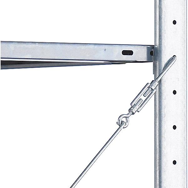 Actual product image eurokraft pro Boltless shelving, single row