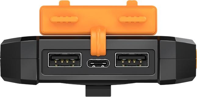 Produktbild LogiLink Solar Powerbank 6000 mAh, Taschenlampe, 2x USB-A (6000 mAh, 10 W)