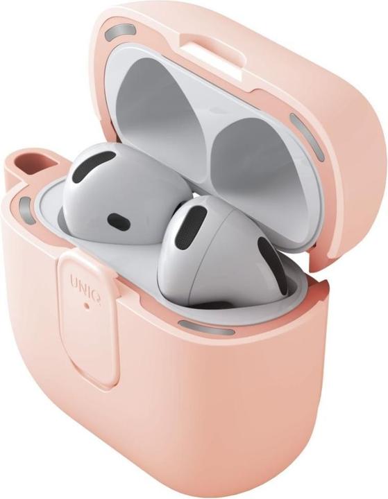 Actual product image Uniq Case Clyde for AirPods 4 Lock Case pink (Headphone sleeve)