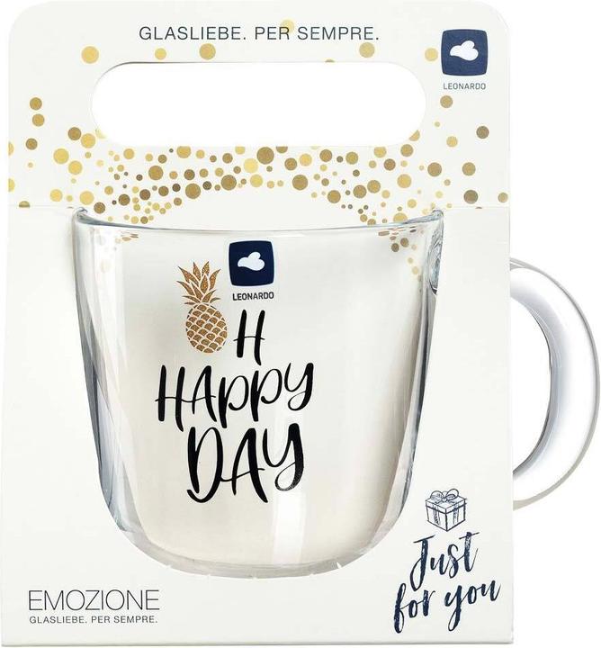 Immagine prodotto Leonardo Tazza da caffè Napoli Oh Happy 400 ml, 1 pezzo, Trasparente (400 ml, 1 x)