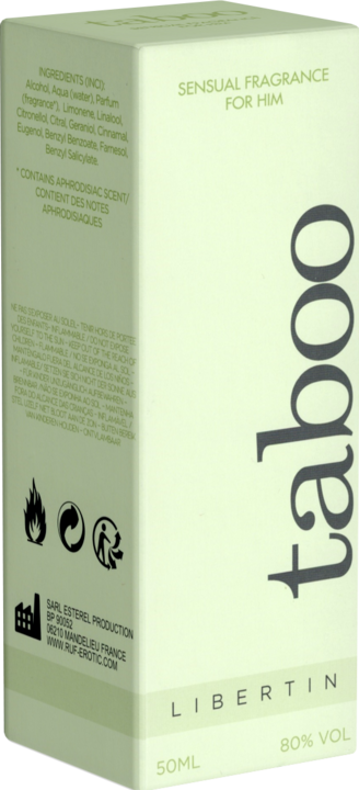 Produktbild Ruf Taboo Libertin fÃ¼r MÃ¤nner 50 ml (Eau de Toilette, 50 ml)