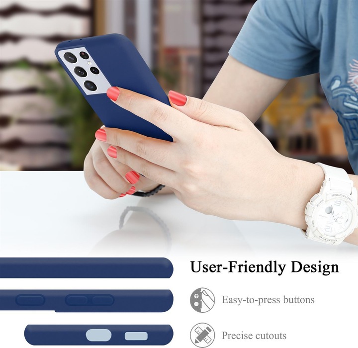 Produktbild Cadorabo TPU Liquid Silicone Case Cover (Samsung Galaxy S21 Ultra)