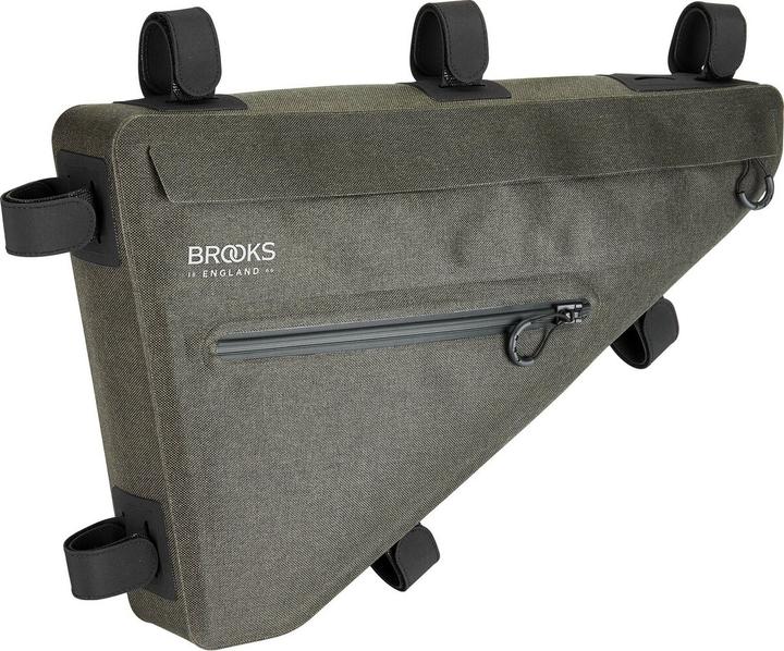 Actual product image Brooks England Rahmentasche Scape Full Frame Mud Green (5 l, Frame bag)