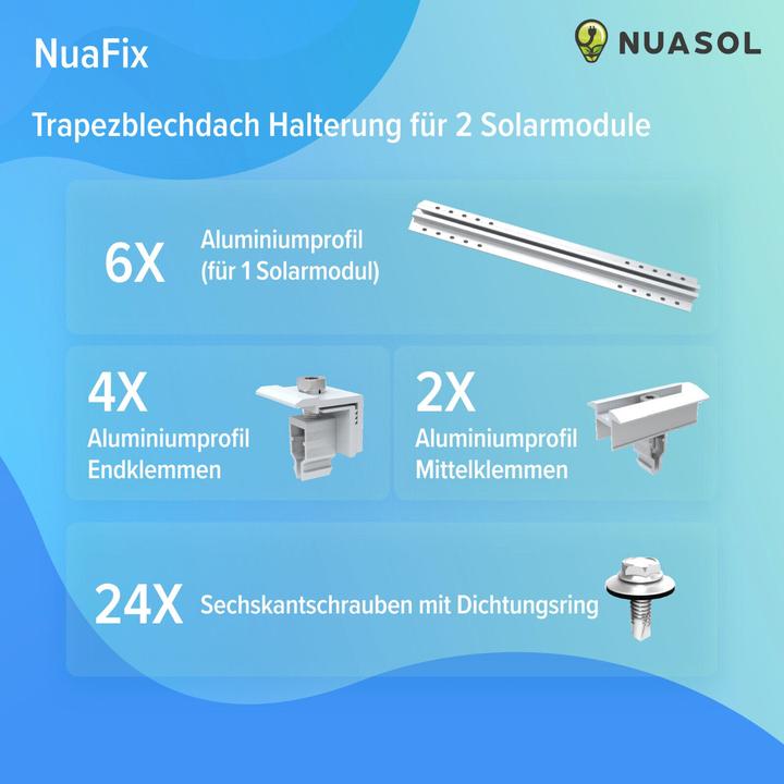 Produktbild Nuasol Solarpanel Halterung (Solaranlage Montagematerial)