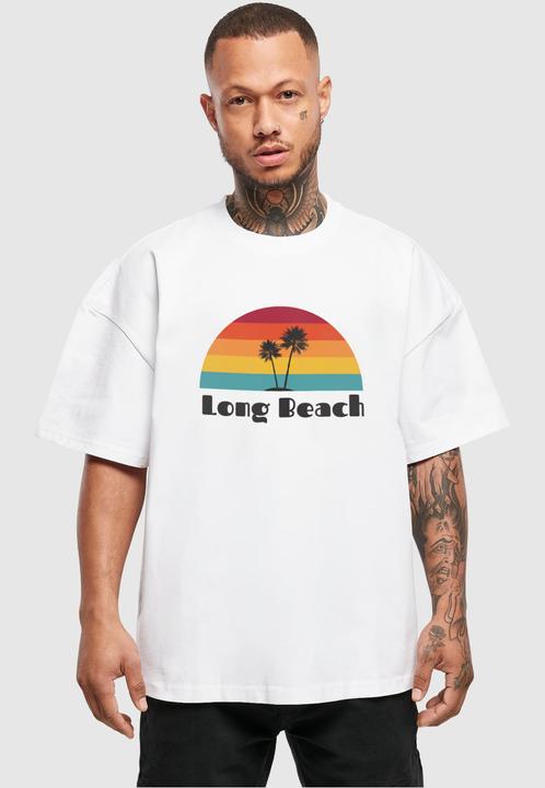Produktbild Merchcode Long Beach Ultra Heavy Cotton Box T-Shirt - 117605 (XXL)