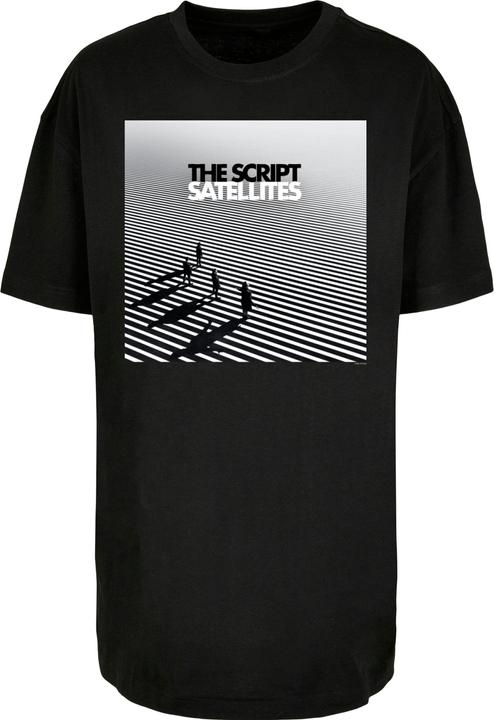 Merchcode Ladies The Script - Satellites Album Cover Oversized Boyfriend Tee - 172031 (M)