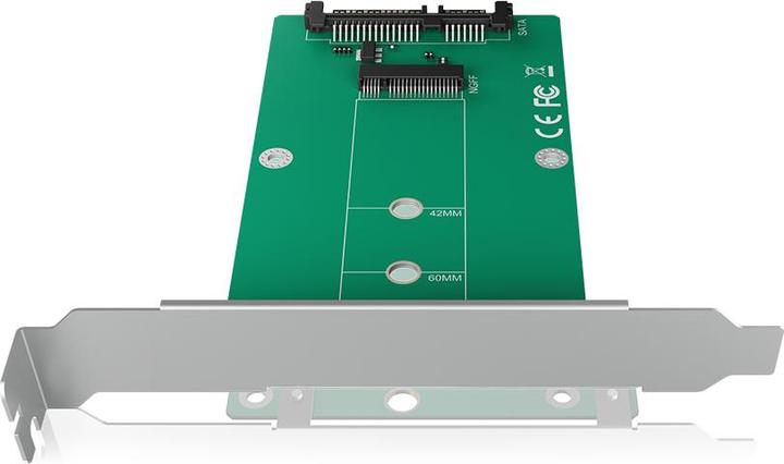 Produktbild Icy Box IB-CVB516 Konverterkarte unterstuetzt M.2 SATA zu SATA mit Uebertragungsgeschwindigkeiten bis zu...