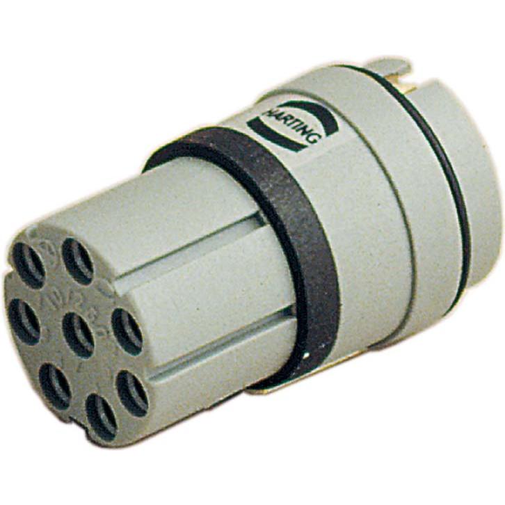 Harting Inserto per la presa, Cavo + Spina elettrica, Grigio