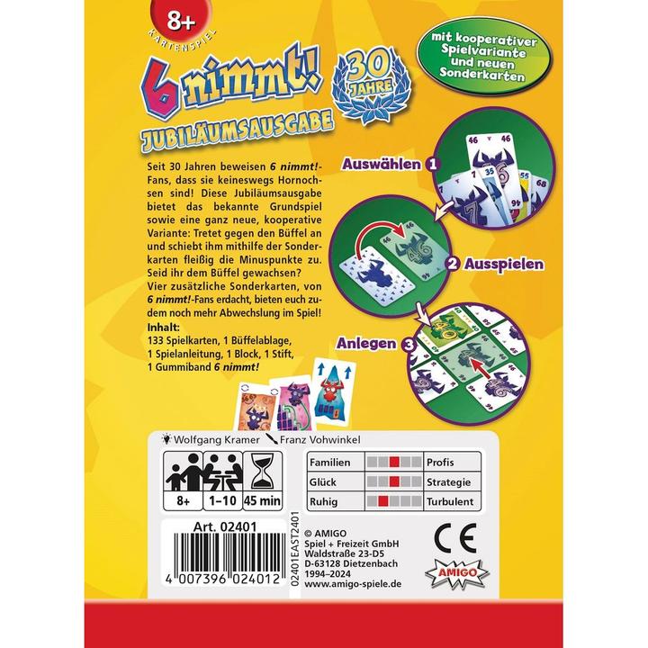 Produktbild Amigo 6 nimmt! (Deutsch, 2 - 10 Spieler)