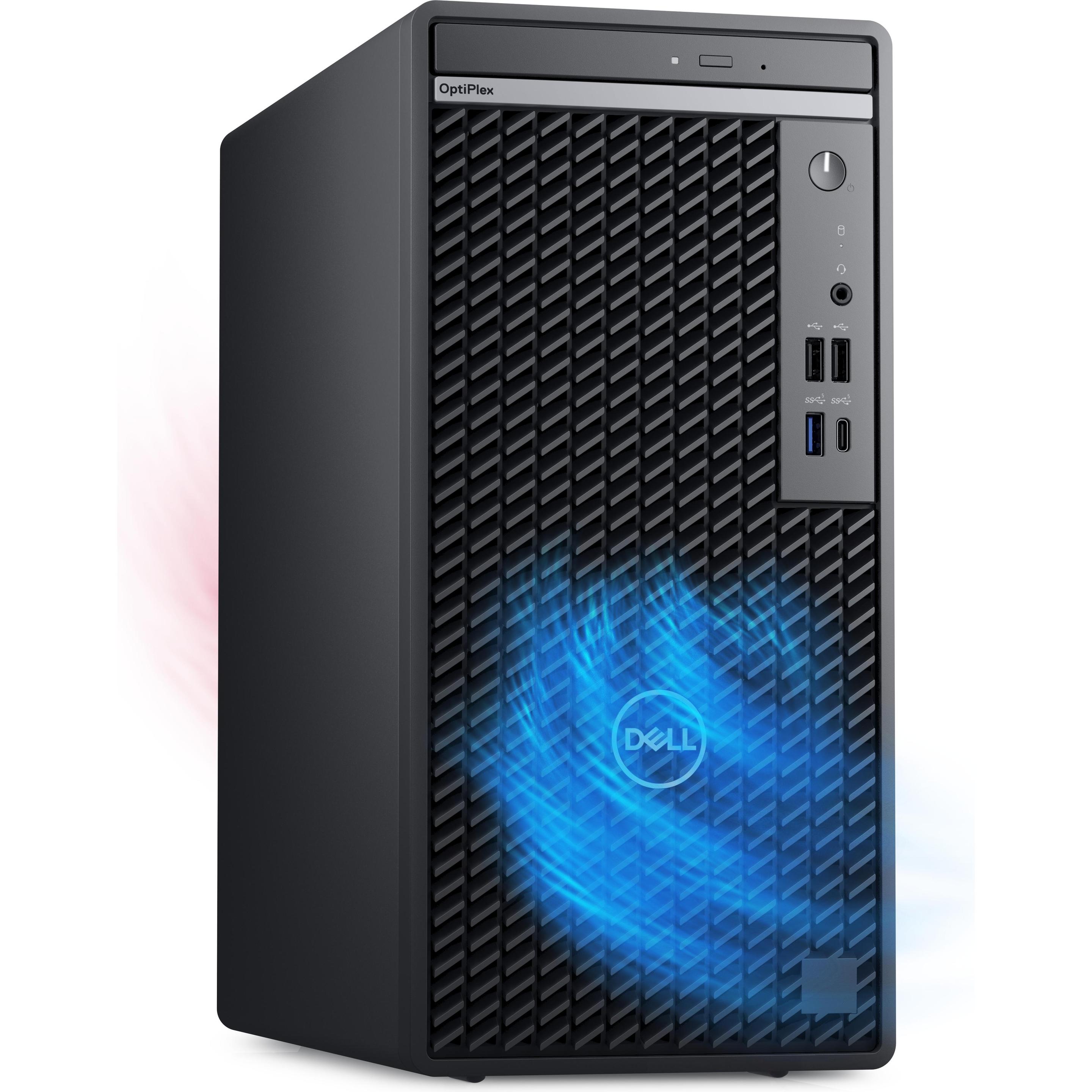 Dell OptiPlex 7020 MT (Intel Core i5-14500, 8 GB, 512 GB, UHD Graphics 770), PC, Schwarz