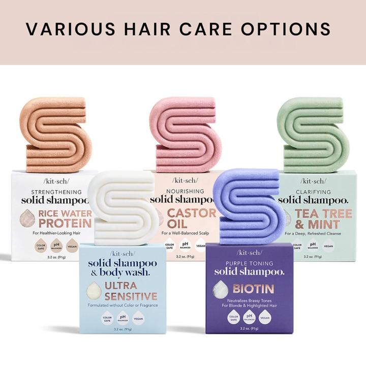 Valori nutrizionali e ingredienti Kitsch Proteine dell'acqua di riso (Shampoo solido)