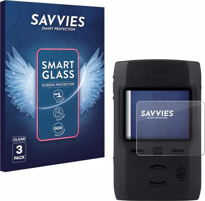 Produktbild Savvies Panzer Schutzglas für Motorola Advisor TPG2200 Schutzfolie Displayschutz Display Schutz Glas Folie