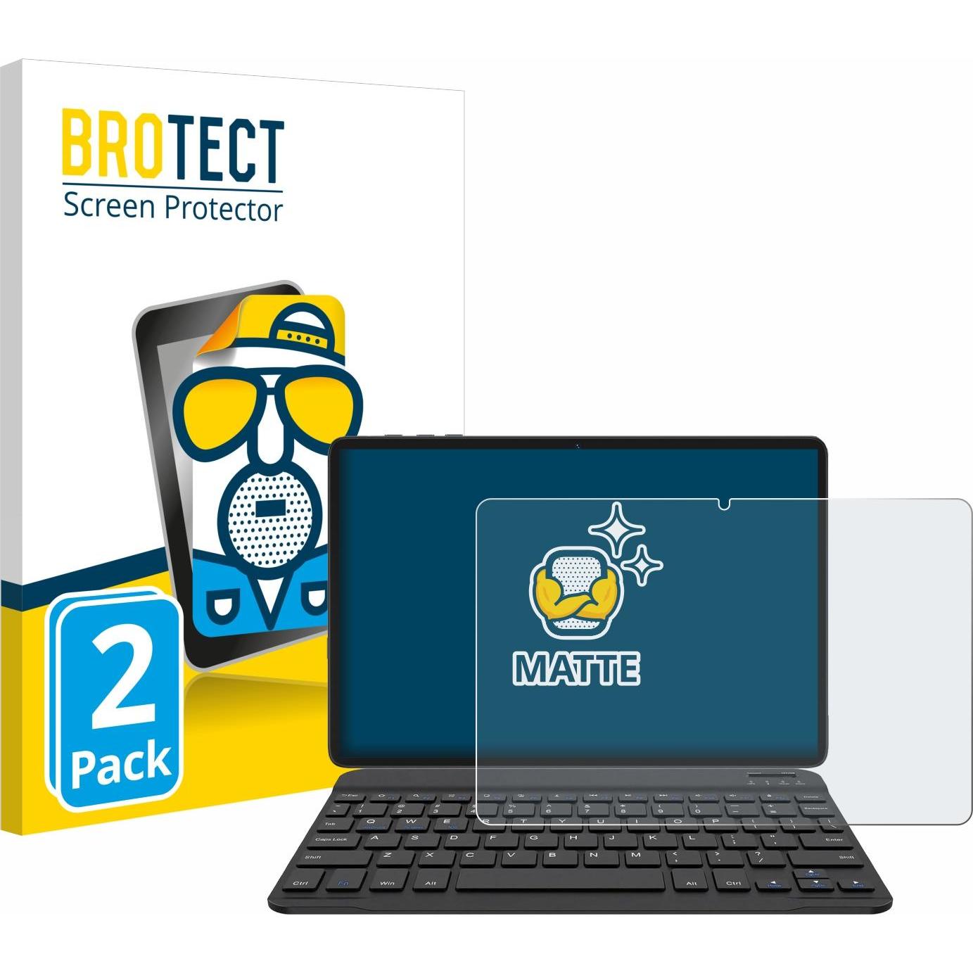 BROTECT Entspiegelungsfolie Displayschutz Displayschutzfolie Folie Matt (2 Stück, A20), Tablet Schutzfolie