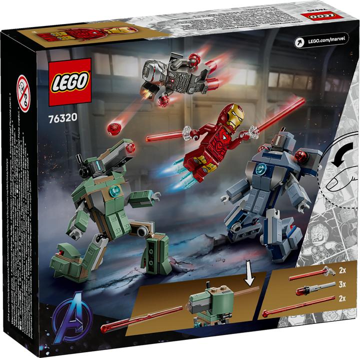 Image du produit LEGO Iron Man & War Machine contre les drones Hammer (76320, LEGO Marvel)