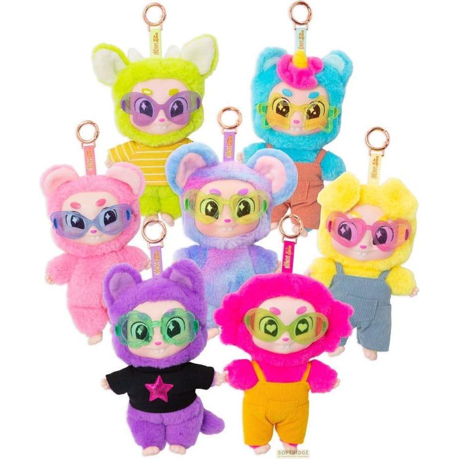 Craze Nunos Lil' Monsters Blind Box Plüschfiguren Supermarkt-Abenteuer 10 cm Display (6)