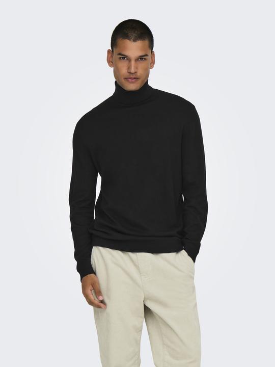 Produktbild Only & Sons Onsloui Reg 12 Mel Roll Knit Noos (XS)