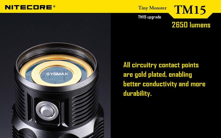 Produktbild Nitecore Tm15 (15.80 cm, 2650 lm)