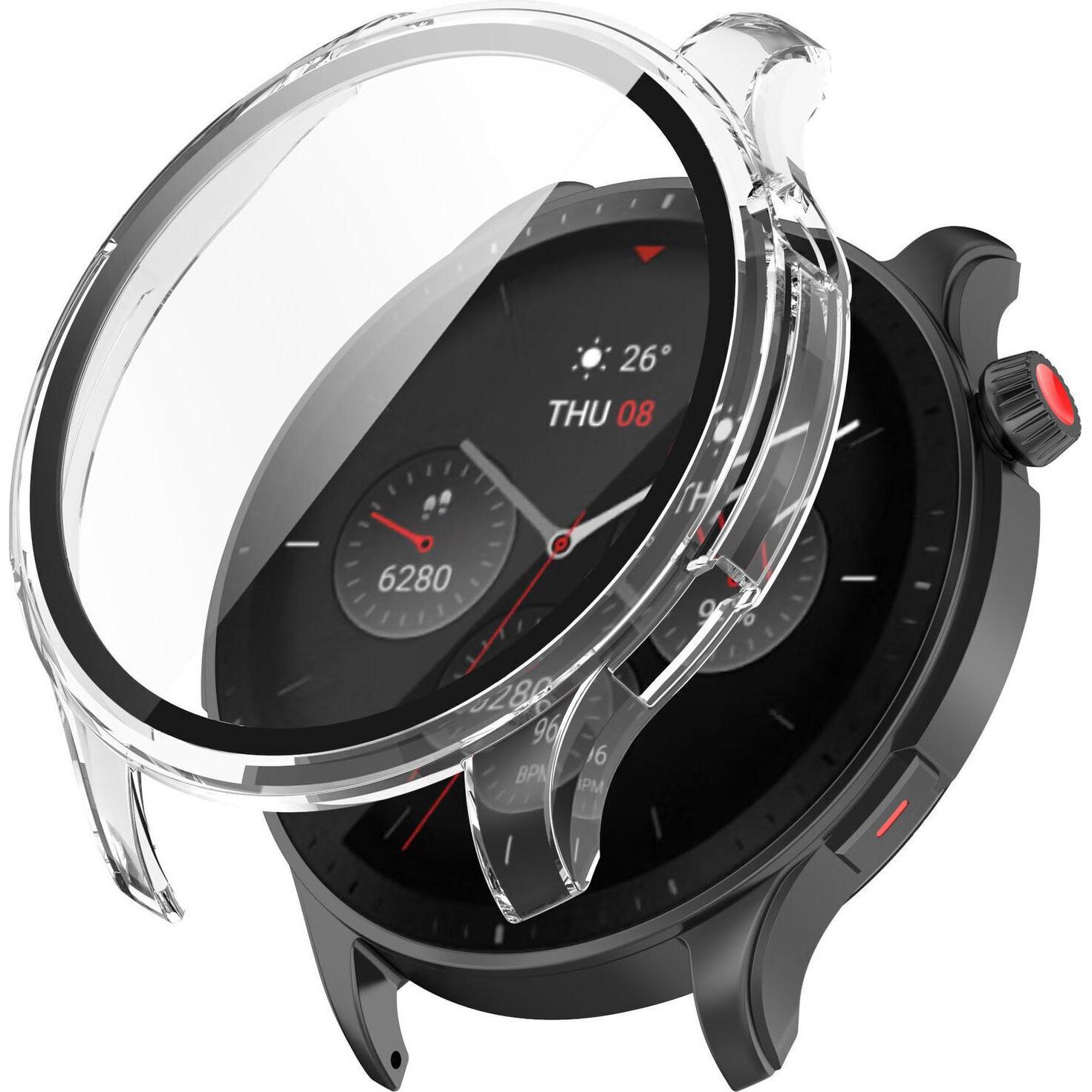 Strap-it TPU-Hülle (Silikon), Uhrenarmband, Transparent