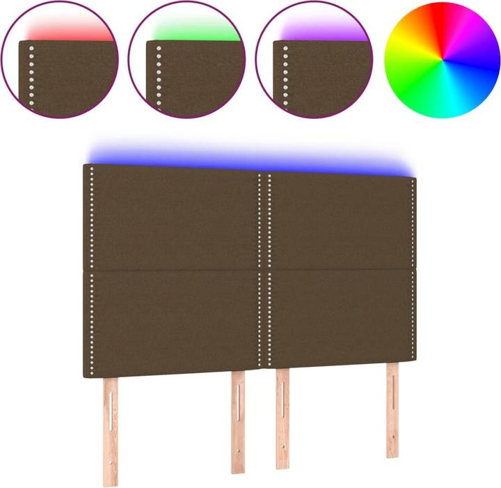 Actual product image vidaXL LED Kopfteil (144 x 5 x 128 cm)