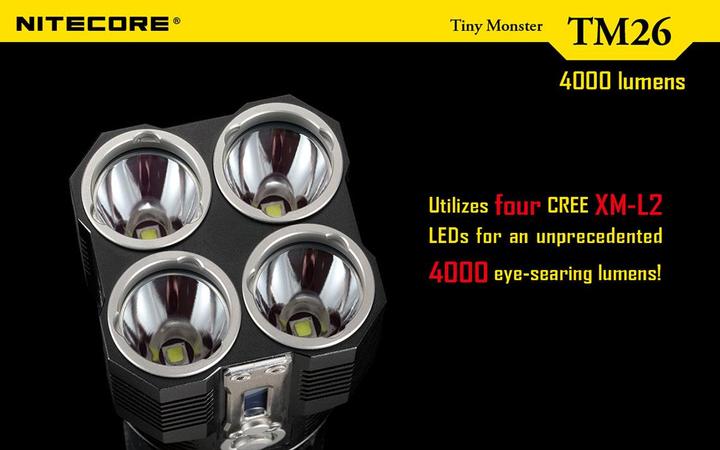 Actual product image Nitecore TM26 QuadRay (14.20 cm, 4000 lm)