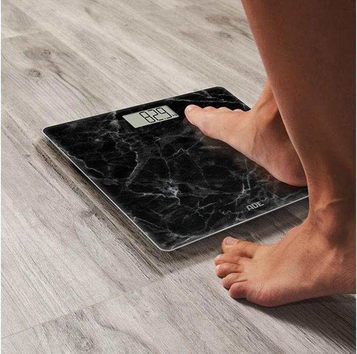 Immagine prodotto ADE Personenwaage Amina Marmor Schwarz, Displaytyp: Digital (180 kg)