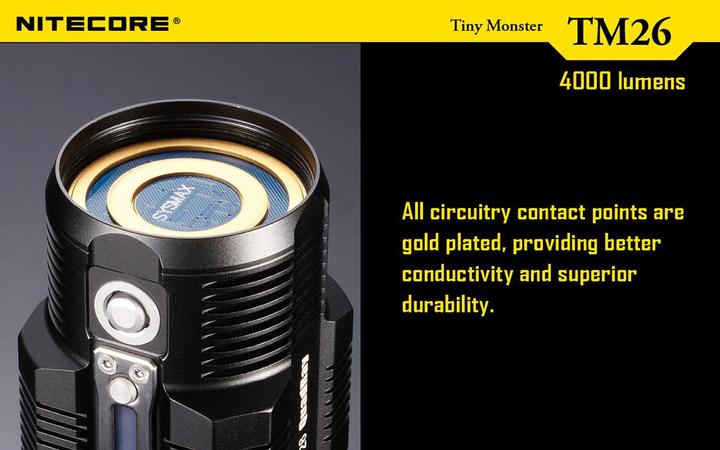Actual product image Nitecore TM26 QuadRay (14.20 cm, 4000 lm)