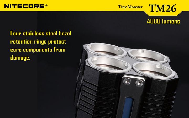 Actual product image Nitecore TM26 QuadRay (14.20 cm, 4000 lm)