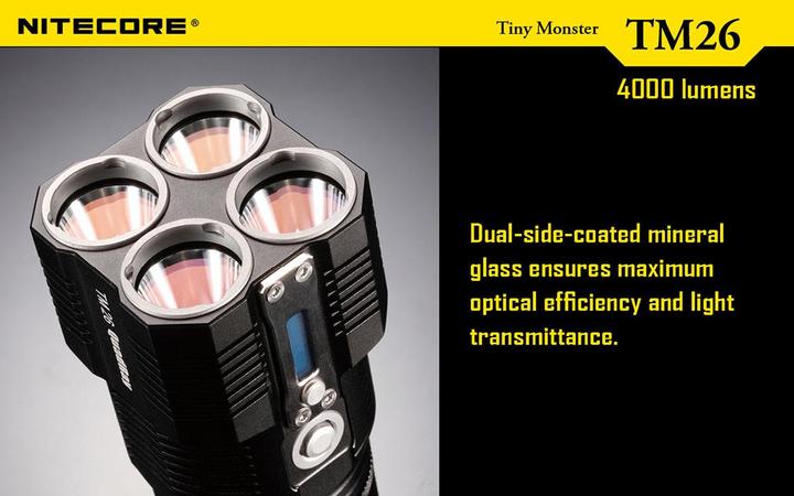 Actual product image Nitecore TM26 QuadRay (14.20 cm, 4000 lm)