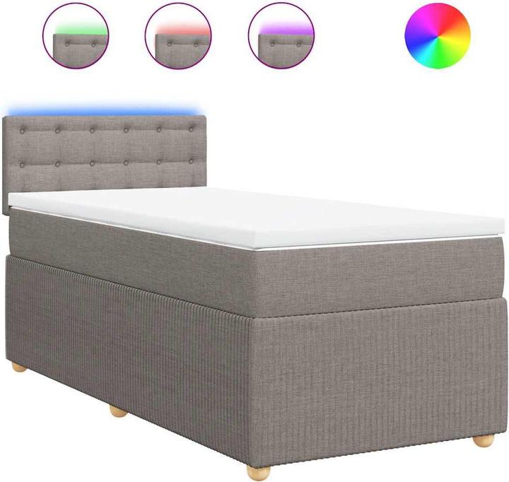 Actual product image vidaXL Boxspringbett (90 x 200 cm)